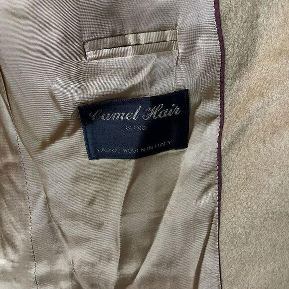 J.G. Hook Vintage Camel Hair Sports Coat - Men’s 40 Large - Picture 7 of 9